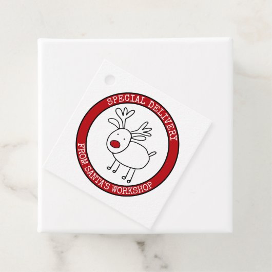 Von Santa Special Lieferung Personalisiert Geschenkanhänger (Beispiel)