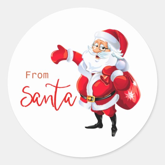 Von Santa Sticker (Vorderseite)