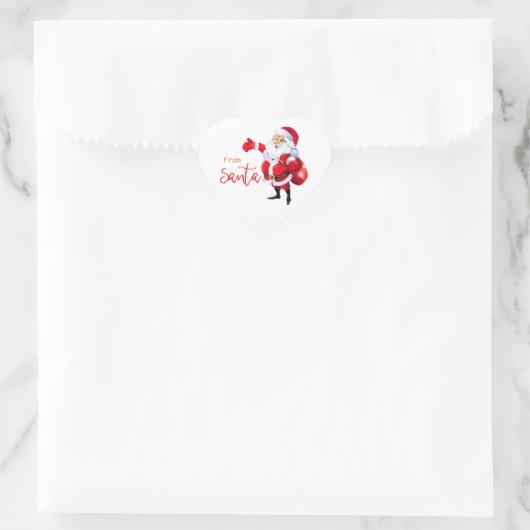 Von Santa Sticker (Tasche)