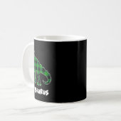 Von Saurus T-Rex Dinosaurier Kariert St Patricks D Kaffeetasse (Vorderseite Links)