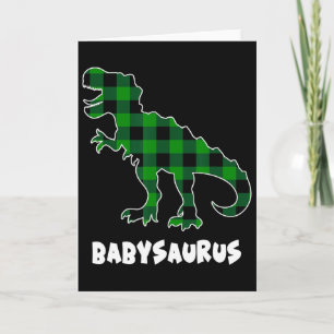 Von Saurus T-Rex Dinosaurier Kariert St Patricks D Karte