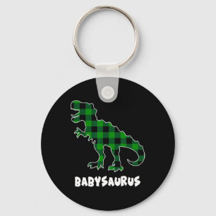 Von Saurus T-Rex Dinosaurier Kariert St Patricks D Schlüsselanhänger