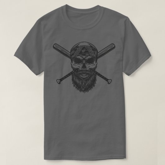 von Schädelbart T-Shirt (Design vorne)
