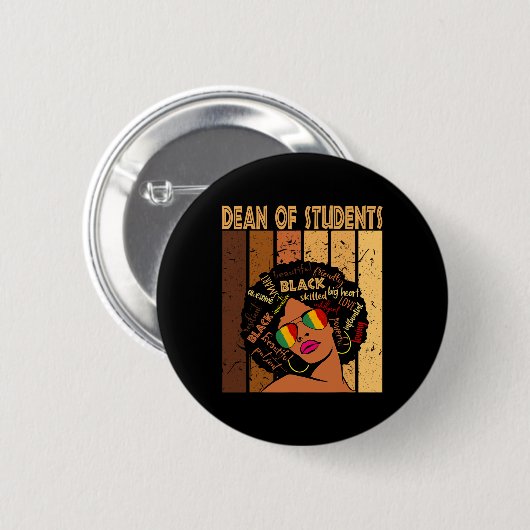 Von Schülern außerhalb der schwarzen Geschichte Af Button (Vorne & Hinten)