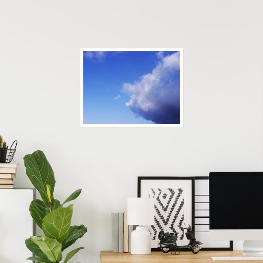 von Schweinen und Regenbogen Poster (Heimbüro)