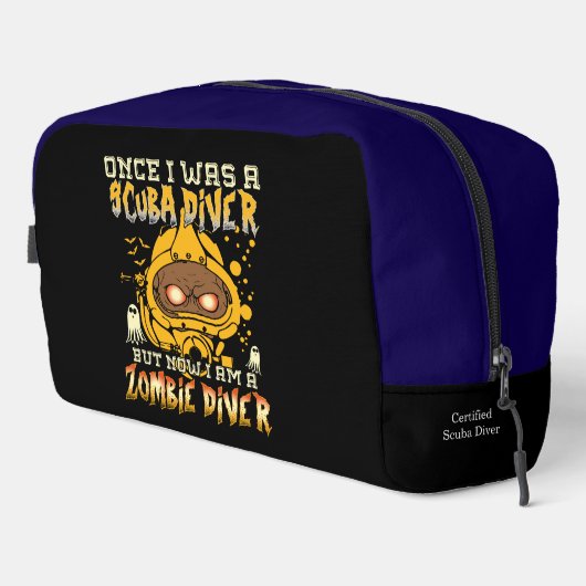 Von Scuba Diver bis Zombie Diver Adventure Waschbeutel (Rechte Ecke)