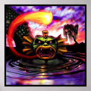 Von seinem schuppigen Schlund Poster