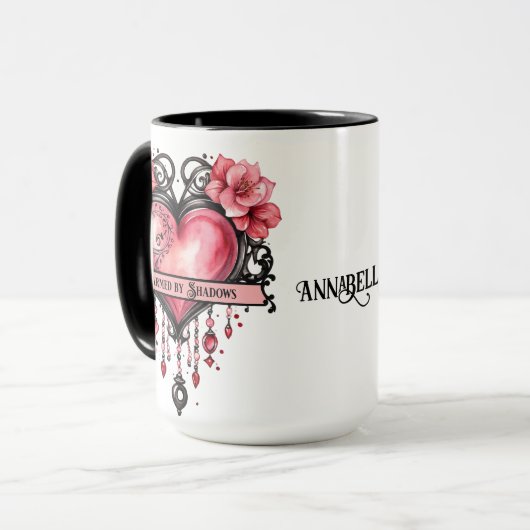 Von Shadows Coffee Tasse bezaubert (Vorderseite Links)