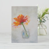 von sich selbst dankeskarte (Stehend Vorderseite)