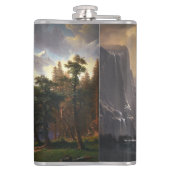 Von Sierra Nevada, Kalifornien, Bierstadt Art Flachmann (Rückseite)