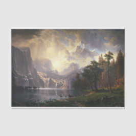 Von Sierra Nevada, Kalifornien, Bierstadt Art Seidenpapier