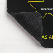 von Solar Eclipse 2024 Interaktive Karte Texas Ecl Mousepad (Ecke)