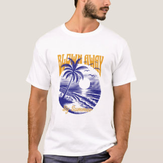 Von Sommer zu Sommer abgeblasen - Retro Beach Vibe T-Shirt