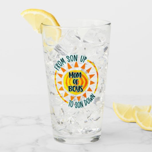 Von Son bis Son Down Mama Boys Glas (Vorderseite Ice)