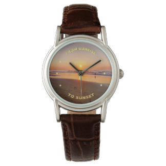 Von Sonnenaufgang bis Sonnenuntergang Armbanduhr