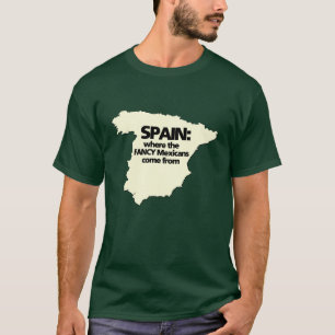 Von Spanien, dem die EXTRAVAGANTEN Mexikaner T-Shirt