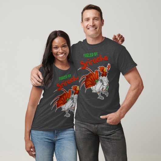 Von Sriracha Phantastisch Sauce Robot Rooster gesp T-Shirt (Unisex)