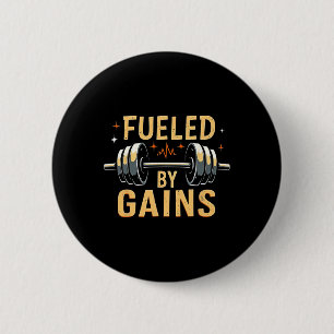 Von steigender Bodybuilding angetrieben Button