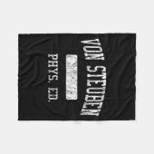 Von Steuben High School Hs Chicago Il Phys Ed  Fleecedecke (Vorderseite (Horizontal))