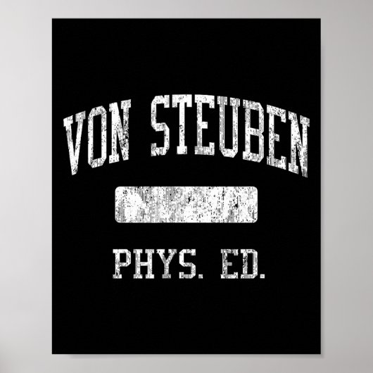 Von Steuben High School Hs Chicago Il Phys Ed  Poster (Vorne)