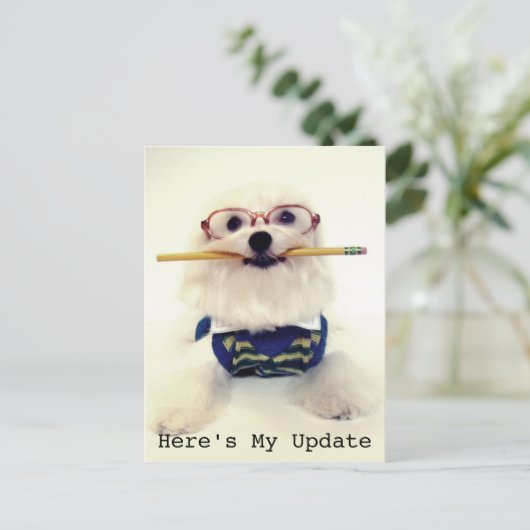 Von Student bis Eltern Postkarte (Stehend Vorderseite)