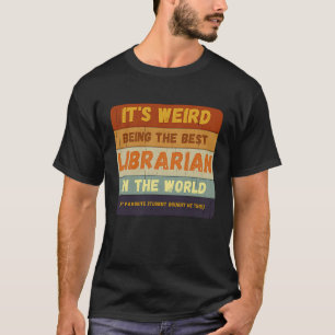 Von Student bis zum besten Bibliothekar der Welt V T-Shirt
