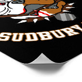 von Sudbury Bulldog Poster (Ecke)