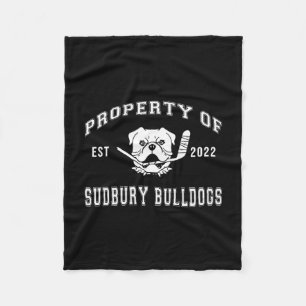 Von Sudbury Bulldog Spaß 2 Fleecedecke