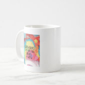 von Superhelden inspirierend- Kaffeetasse (Vorderseite Links)