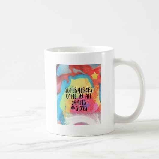 von Superhelden inspirierend- Kaffeetasse (Rechts)