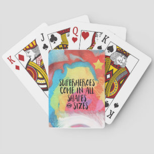von Superhelden inspirierend- Spielkarten