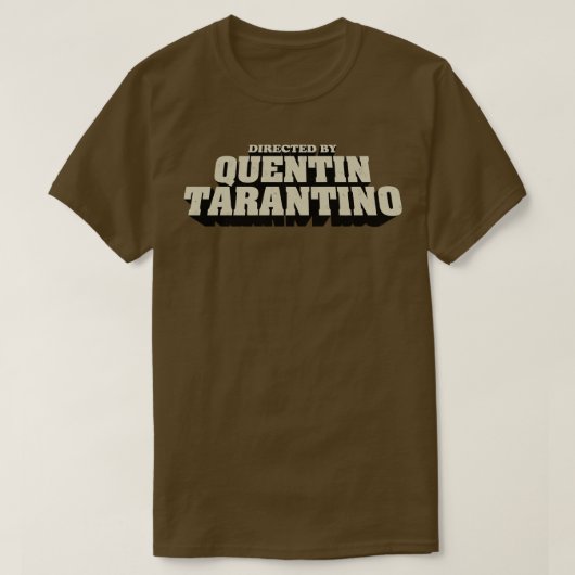 von Tarantino geleitet T-Shirt (Design vorne)