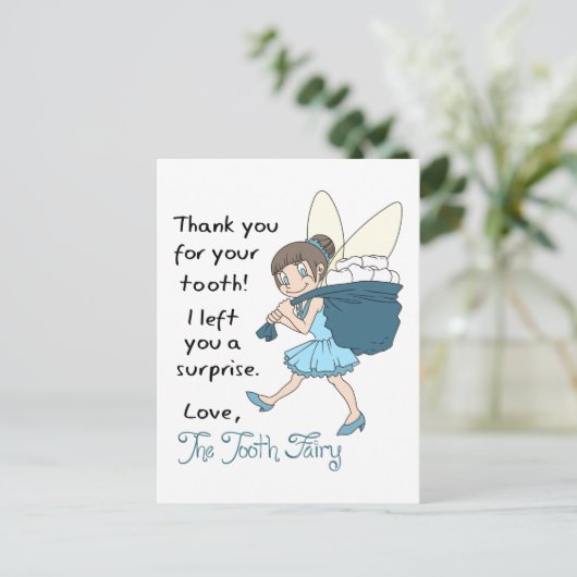 Von Tooth Fairy Postkarte (Stehend Vorderseite)