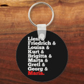 Von Trapp Familiensingers Sound of Music Schlüsselanhänger (Vorderseite)