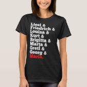 Von Trapp Familiensingers Sound of Music T-Shirt (Vorderseite)