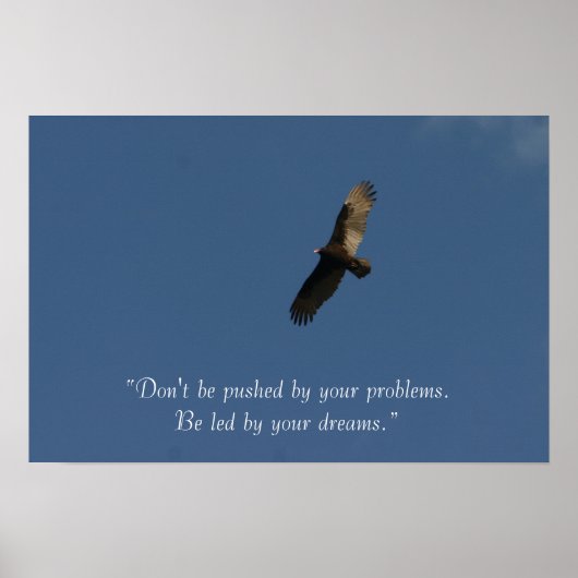 Von Träumen geleitet sein Poster (Vorne)