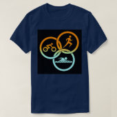 von Triathlon Sticker T-Shirt (Design vorne)