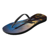 Von Trocadero aus können Sie den Eiffelturm von Ta Badesandalen (Schrägansicht)