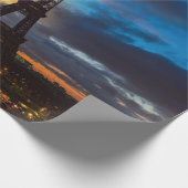 Von Trocadero aus können Sie den Eiffelturm von Ta Geschenkpapier (Ecke)