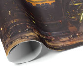 Von Trocadero aus können Sie den Eiffelturm von Ta Geschenkpapier (Rolleneckpunkt)