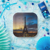 Von Trocadero aus können Sie den Eiffelturm von Ta Pappteller (Party)