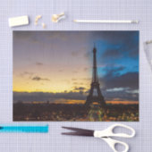 Von Trocadero aus können Sie den Eiffelturm von Ta Seidenpapier (Handwerk)