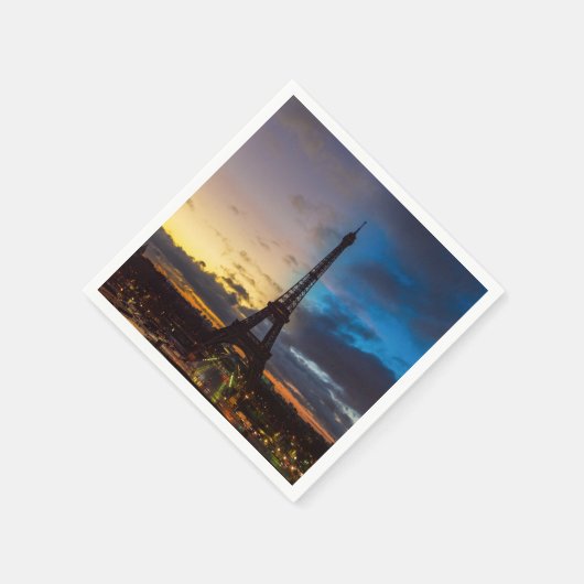 Von Trocadero aus können Sie den Eiffelturm von Ta Serviette (Ecke)