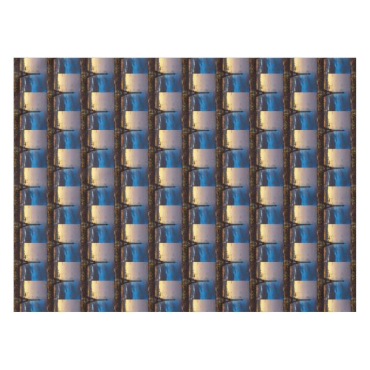 Von Trocadero aus können Sie den Eiffelturm von Ta Tischdecke (Vorderseite (Horizontal))