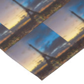 Von Trocadero aus können Sie den Eiffelturm von Ta Tischdecke (Schrägansicht)