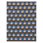 Von Trocadero aus können Sie den Eiffelturm von Ta Tischdecke (Vorderseite)