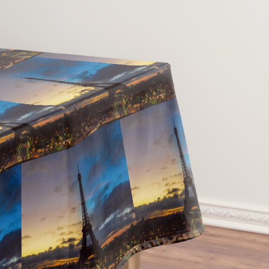 Von Trocadero aus können Sie den Eiffelturm von Ta Tischdecke (Beispiel)