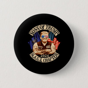 Von Trump Maga Kapitel 2024 lustig Button