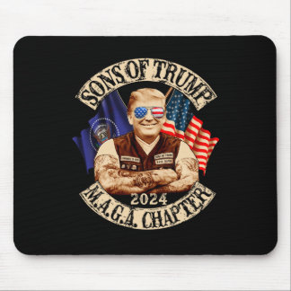 Von Trump Maga Kapitel 2024 lustig Mousepad