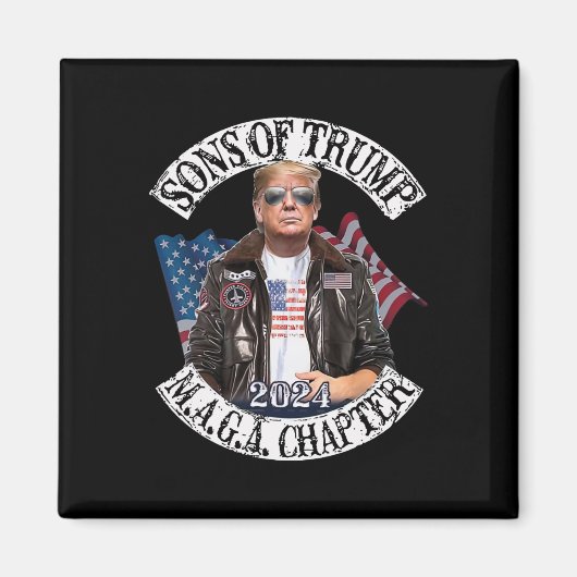 Von Trump Maga Kapitel 2024 Magnet (Vorne)